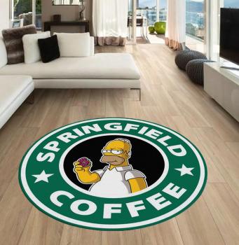 Starbucks Springfield Homer round carpet!